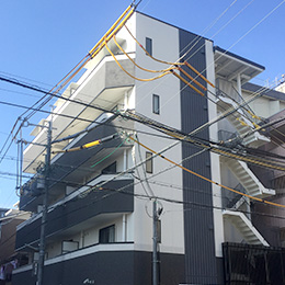 大阪堺市の賃貸マンション新築施工事例